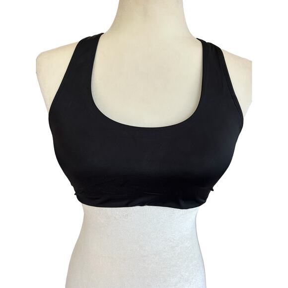 Andie The Caledonia Top Small Black Strappy Criss Cross Scoop Neck Stretchy NWT - Picture 2 of 14